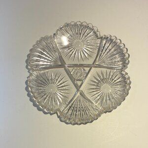Antique Cut Glass Candy Dish